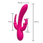 Vibrador estimulador triplo MVE1230 - Imagem 2