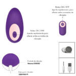 Vibrador calcinha com controle remoto MLCV1124 - Imagem 2
