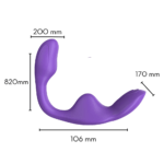 Vibrador de casal com controle remoto MCV3521 - Imagem 3