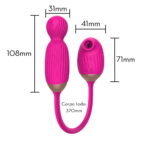 Estimulador clitoriano duplo MVS1321 - Imagem 2