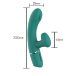Nv Toys Dixie – Vibrador ponto G com estimulador por ondas de pressão MVS5618 - Imagem 2