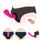 Vibrador de casal com estimulador e calcinha MVE6288 - Imagem 6