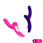 Vibrador de casal com estimulador e calcinha MVE6288
