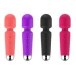 Mini massageador varinha mágica com toque aveludado MLVM1218