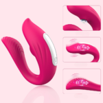 Vibrador de casal com estimulador clitoriano com controle remoto MLVS4523 - Imagem 2