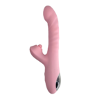 Vibrador ponto G com estimulador clitoriano MVE4359