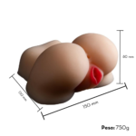 Masturbador masculino bumbum MLAN1504 - Imagem 2