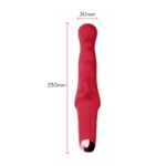Vibrador ponto G com estimulador clitoriano MVE4311 - Imagem 2