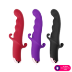 Vibrador ponto G com estimulador clitoriano MVE4311