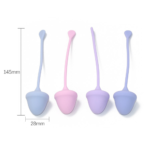 Kit de bolas de pompoarismo com 4 peças em formato de nozes MLVW1256L - Imagem 2