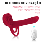 Anel peniano em formato de flor com controle remoto MLNA2251 - Imagem 3