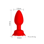 Plug anal em formato de flor por aplicativo MLPP6089 - Imagem 4