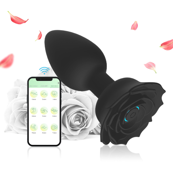Plug anal em formato de flor por aplicativo MLPP6089 - Imagem 5